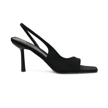 Pelle Luxur Carina Black Sandals For Women