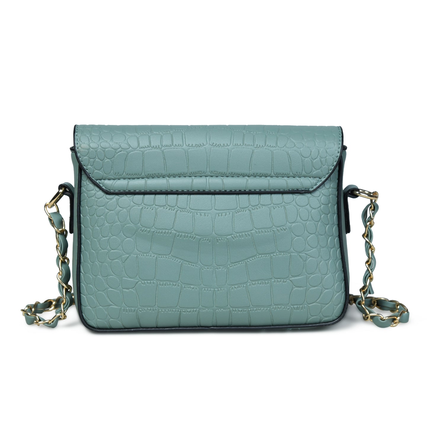 Pelle Luxure Women's PU Small Sling Bag – Stylish in Blue, Pink