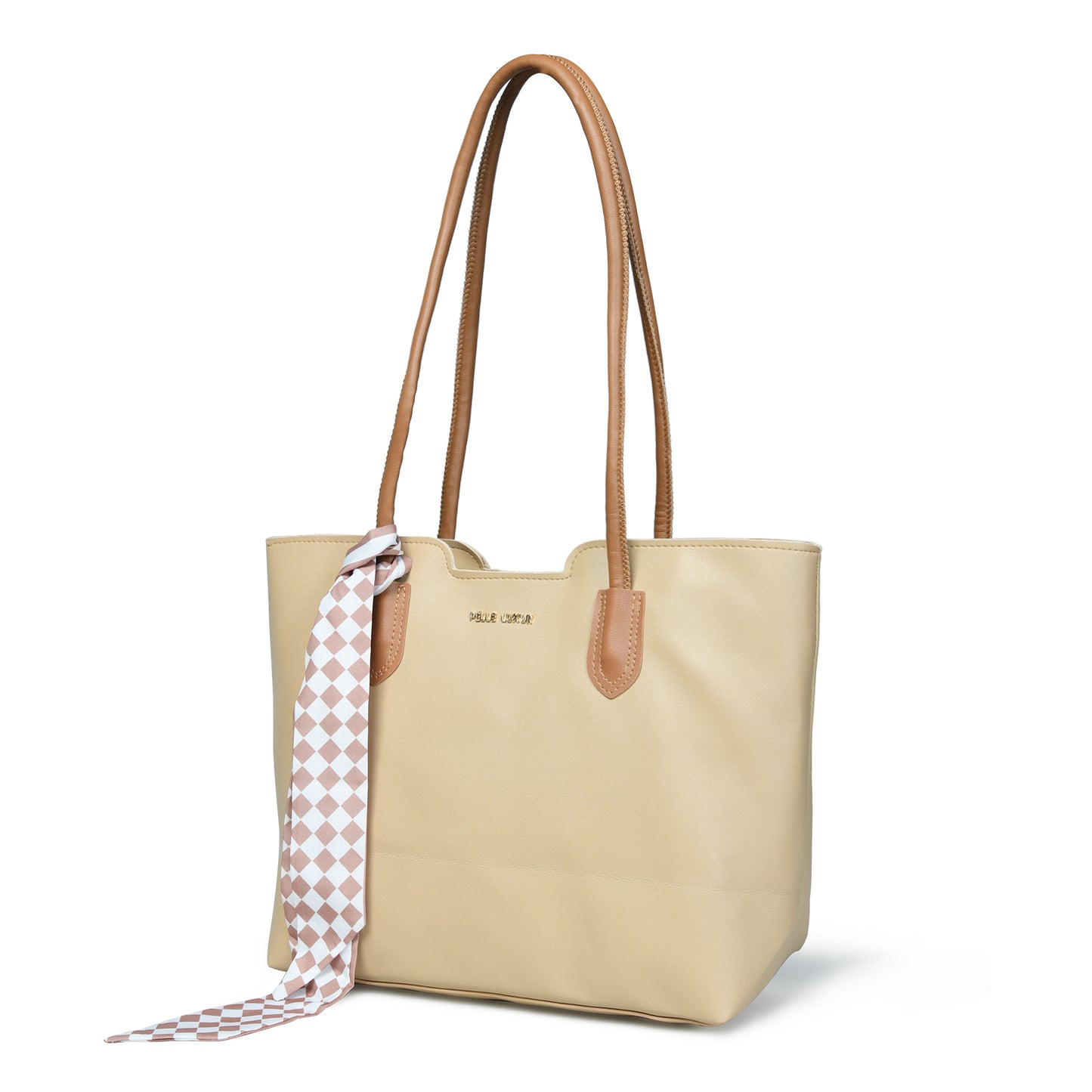 Pelle Luxure Women's PU Tote Bag – Stylish, Functional, and Versatile (Available in 4 Colors)