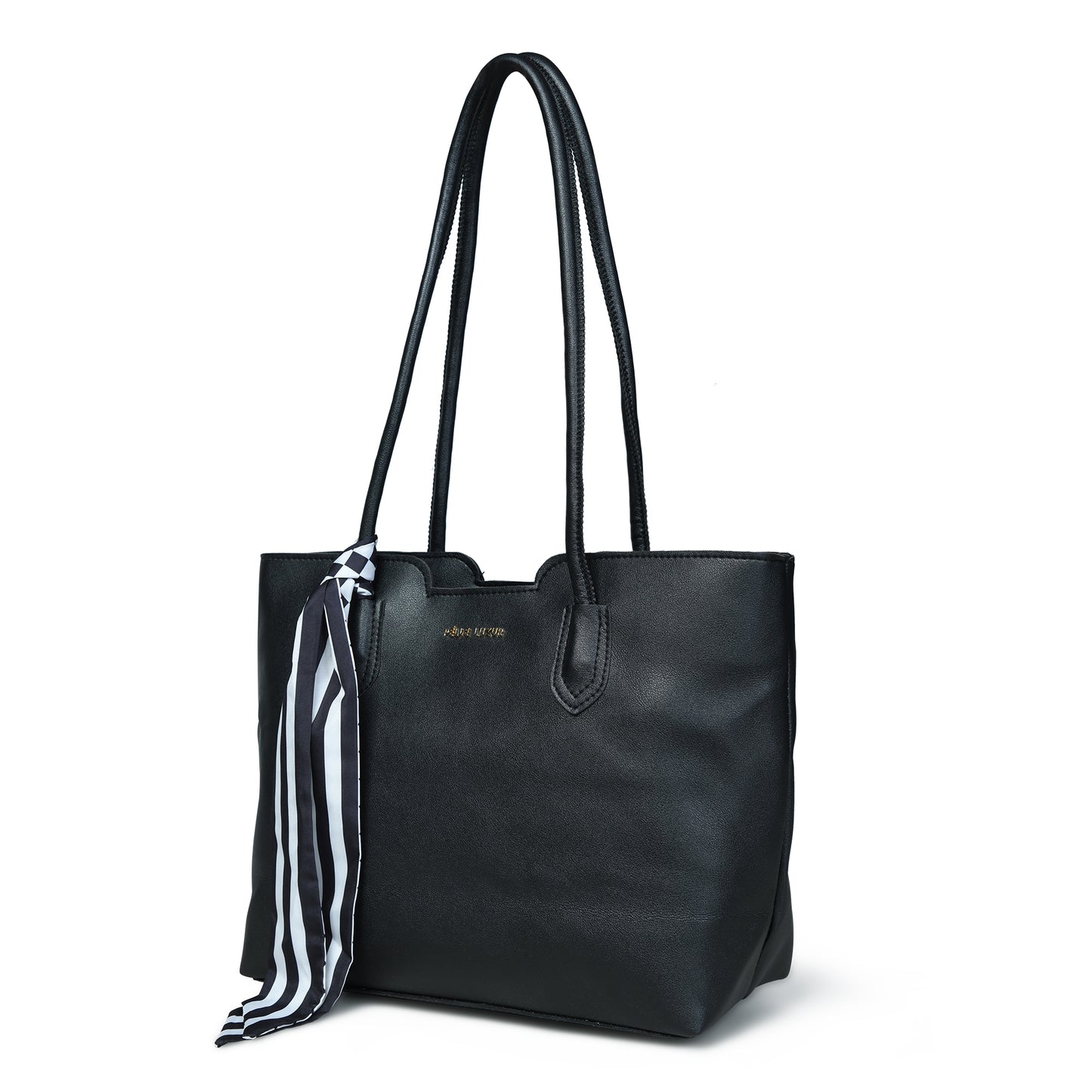 Pelle Luxure Women's PU Tote Bag – Stylish, Functional, and Versatile (Available in 4 Colors)