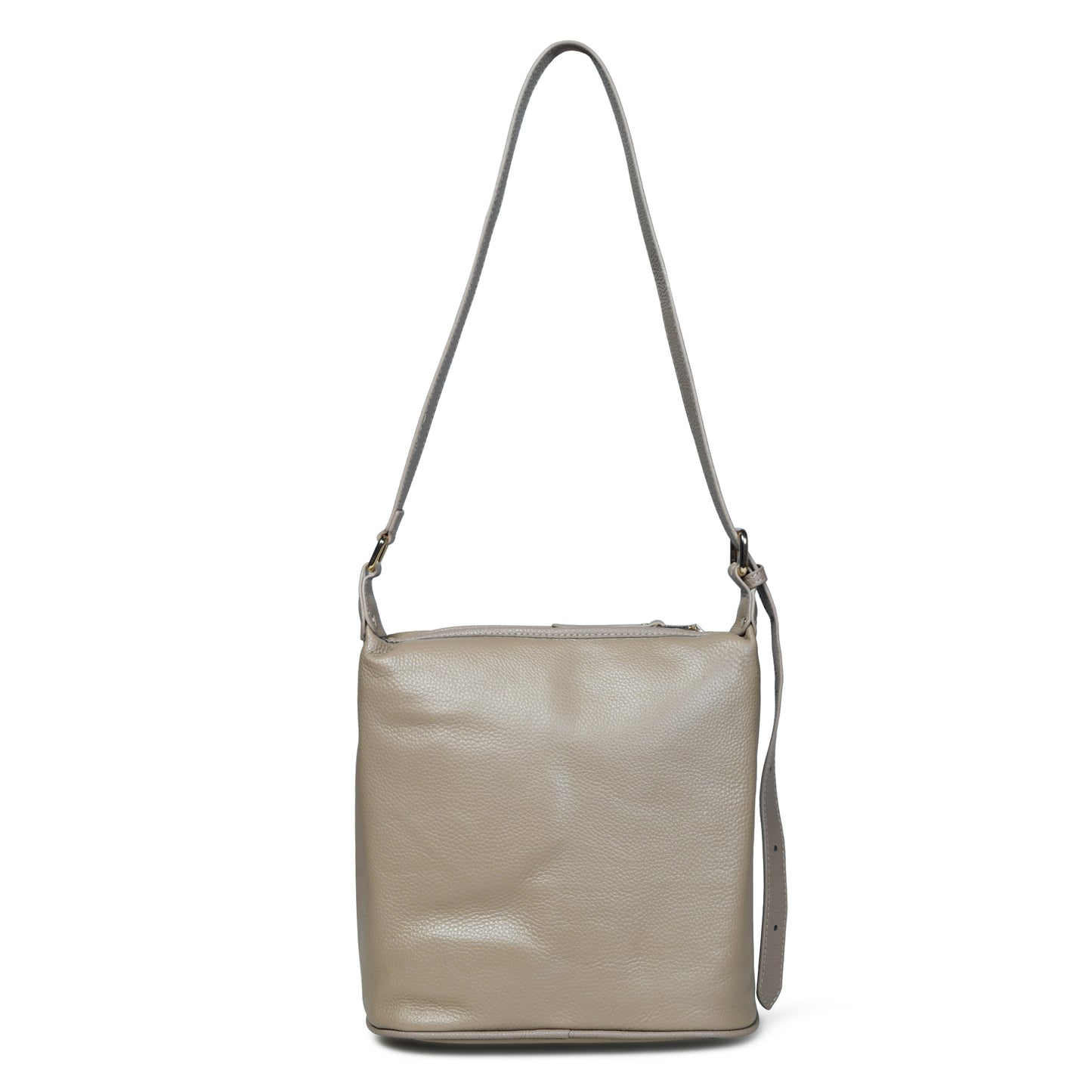 Pelle Luxure Women's PU Medium Handbag – Elegant White Design in White, Khaki & Black Colors