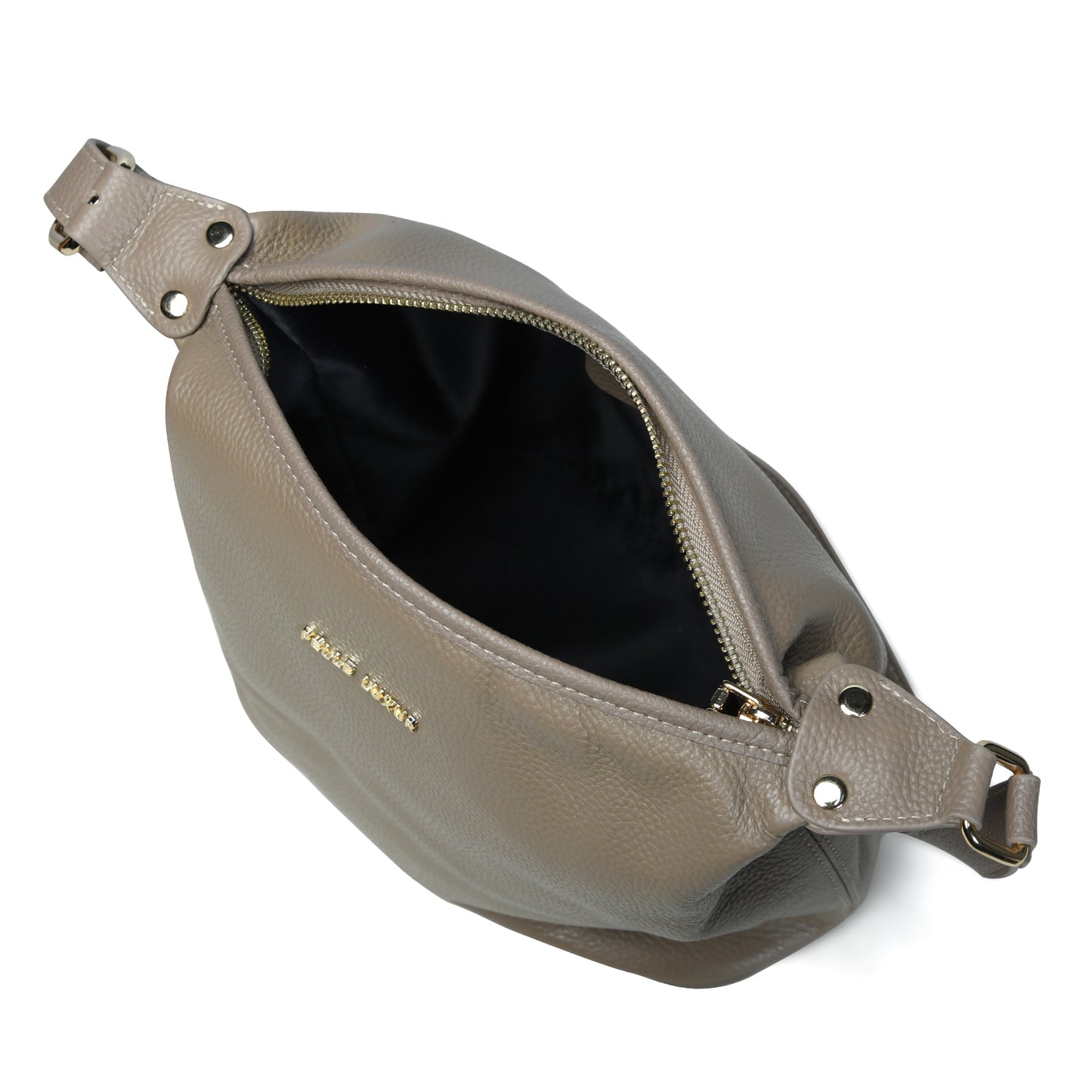 Pelle Luxure Women's PU Medium Handbag – Elegant White Design in White, Khaki & Black Colors