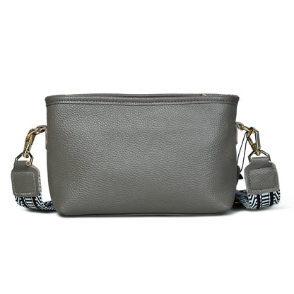 Pelle Luxure PU Small Sling Bag – Perfect for Women, Available in Black, Grey, Blue, and Tan