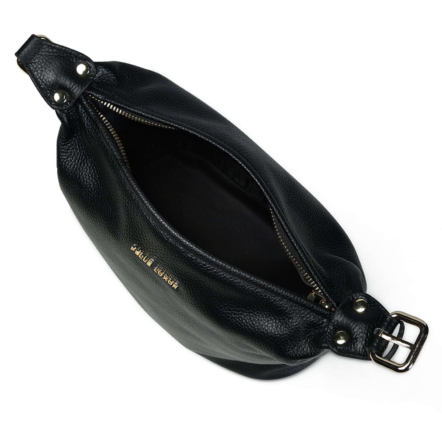 Pelle Luxure Women's PU Medium Handbag – Elegant White Design in White, Khaki & Black Colors