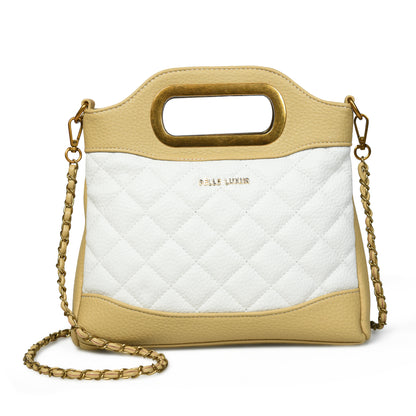 Chic & Versatile: Pelle Luxure Women's Medium PU Sling Bag – Tan, Black, Olive, Beige