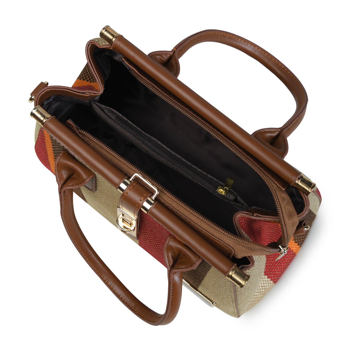 Stylish Pelle Luxure Satchel – White, Black & Brown Colors